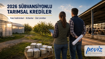 2026 Sübvansiyonlu Tarımsal Krediler ve Faiz İndirimleri